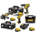 DeWALT DCKM009 Akkus szerszámgép szett XR (DCD791+DCF899+DCG406/18V/3x5,0Ah) 3xTstak