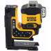 DeWALT DCLE34035B akkus keresztvonalas lézer zöld sugárral 3x360° XR (18V/akku nélkül)