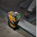 DeWALT DCLE34035B akkus keresztvonalas lézer zöld sugárral 3x360° XR (18V/akku nélkül)