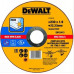 DeWALT DT20540-QZ Fast Cut Vágókorong fémre, 125 x 1,0 x 22,23 mm, 100 db DeWALT DT20540-QZ Fast Cut Vágókorong fémre, 125 x 1,0 x 22,23 mm, 100 db