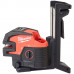 Milwaukee M12 CLL4P-0C Zöld keresztlézer 4 ponttal, akku nélkül, Szerszámkoffer 4933479202