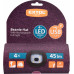 EXTOL Light sapka kivehető LED-es tölthető homloklámpával, lila/fekete 43461