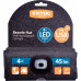 EXTOL Light sapka kivehető LED-es tölthető homloklámpával, szürke/fekete 43462