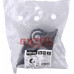 EXTOL Készülékgörgő fixvillás, 40 mm, 30 kg, fekete PVC futófelület (2 db) 8856012