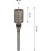 BOSCH Üreges fúrókorona, SDS-max-9 68 x 80 x 160 mm F00Y145194