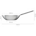 Fiskars Norden acél wok 28cm 1067630