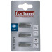 FORTUM Behajtóhegy TORX, 3 Db, S2 Acél; T 27×25mm, Bliszteren 4741427