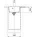 Franke Centro CNG 611-62 TL/2 Fragránit mosogató, 620 x 500 mm, kőszürke 114.0637.502