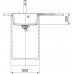 Franke Centro CNG 611-78 TL/2 Fragránit mosogató, 780 x 500 mm, fehér  114.0637.512
