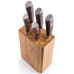 G21 Gourmet Nature 5 db-os késkészlet - bambusz tartóval 6002218