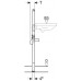 Geberit Duofix mosdó szerelőelem, 112 cm, álló csaptelephez 111.430.00.1