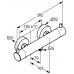 KLUDI Bozz termosztátos zuhanycsaptelep, króm 352030538