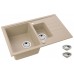 ALVEUS INTERMEZZO 70 gránit mosogató, 780 x 480 mm, bézs