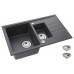 ALVEUS INTERMEZZO 70 gránit mosogató, 780 x 480 mm, fekete