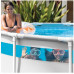 INTEX PRISM FRAME CLEARVIEW Kör alakú medence 427×107 cm szűrőrendszerrel 220–240V 26722ND