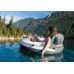 INTEX River Run Felfújható úszó fotel, türkiz, 135 cm 56825EU