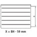 KIÁRUSÍTÁS Kermi ThermX2 LINE-K radiátor 12 559×605 mm PLK120550601N1K SÉRÜLT