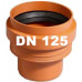 OSMA KGUS Csatornacső átmeneti idom DN 125, kőagyag/PVC 221830