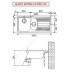 FRANKE Logica LLX 651/7 nemesacél mosogató jobbos medencével 101.0120.190