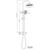 AQUALINE Liga zuhanyoszlop termosztátos csapteleppel, króm SL533