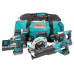 Makita DLX5032T Akku szett 18V DDF484, DTD153, DHS680, DJR187, DHR242, DC18RC, 3 x BL1850B