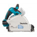 Makita DSP600ZJ Akkus körfűrész 165mm Li-ion LXT 2x18V, Makpac, akku és töltő nélkül