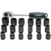 Makita E-30069 Impact Black Dugókulcs készlet 1/2", 19 db