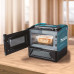 Makita MW001GZ Akkus mikrohullámú sütő 500 W, 8 L, Li-ion XGT 40V, akku és töltő nélkül