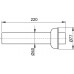 ALCAPLAST cső rozettával 40mm átmérővel P046
