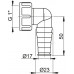 ALCAPLAST csonk komplett, G1"/17–23 P0048-ND