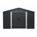 Riwall PRO RMSA 12x10 Anthracite Fém kerti ház 3 x 3,7 m SD-X1210-H170C-A