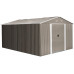 Riwall PRO RMSA 12x10 Brown Fém kerti ház 3 x 3,7 m SD-X1210-H170C-B
