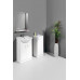 AQUALINE SIMPLEX ECO alacsony fürdőszoba szekrény, 30x86x30cm SIME340