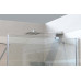 SAPHO SLIM fali fejzuhany, téglalap, esőztető, kaszkád, 220x500x2,4mm inox MS746