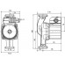 Wilo Star-Z 25/2 EM 230V 180mm háztartási melegvíz cirkulációs szivattyú 4029062