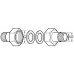 WILO szerelvények HMV cirkulációs szivattyúkhoz R 1/2 "/ 15 x G 1" 4092743