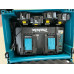 KIÁRUSÍTÁS Makita 197970-3 Akku és töltő szett LXT 18V 4xBL1830B+DC18RD+Makpac HASZNÁLT