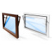 ACO SELF hőszigetelt üvegezésű bukó melléképület ablak 80 x 40 cm fehér