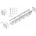 ACO Xtradrain X100C csőcsonkos homloklap H=15 cm, DN 110 11087