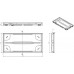 ACO Vario 2.0 hibrid tálca 100 x 50 cm, H80, polimerbeton/műanyag 3003041