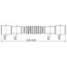 ALCAPLAST flexibilis bekötőcső, 40–32 x 32–40 mm A794