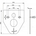 ALCAPLAST zajcsökkentő lemez fali WC-hez és bidéhez tartozékokkal és fedéllel, króm M910CR