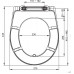 ALCAPLAST univerzális WC ülőke, softclose, duroplast A604