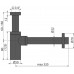 ALCAPLAST Design mosdószifon, fém, kerek, fekete-matt DN32 A400BLACK