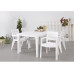 ALLIBERT IBIZA kartámaszos műanyag kerti szék, fehér 206970 (17197867)