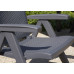 ALLIBERT MONTREAL dönthető műanyag kerti szék 2 db, grafit 222971 (17201891)