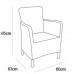 ALLIBERT TRENTON műrattan kerti fotel, grafit/hűvös szürke 226453 (17202798)