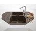 ALVEUS SENSUAL 60 gránit mosogató, 900 x 610 mm, granital plus chocolate 03