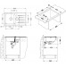 ALVEUS GLASSIX 20 mosogató, 860 x 500 mm, fehér 1100016