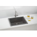 ALVEUS QUADRIX 50 gránit mosogató, 560 x 460 mm, granital plus steel 04